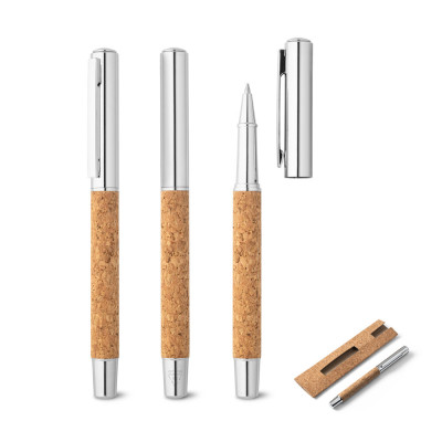 ANDREW. Roller with stainless steel body (90 rSS) and cork with clip